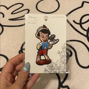 Pinocchio iron on patch